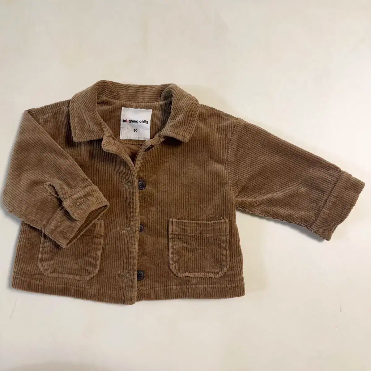 【雷市場（ポンジャン）商品韓国直送】 ラップチャイルド 離乳する コドルビー コーデュロイ ジャケット 80