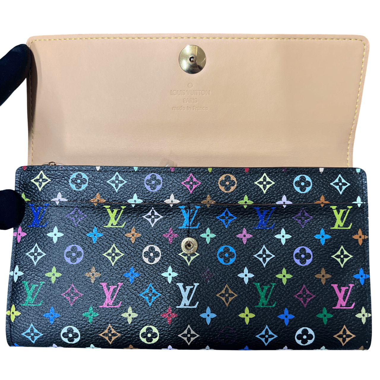 Louis Vuitton モノグラム・マルチカラー 二つ折り財布 美品