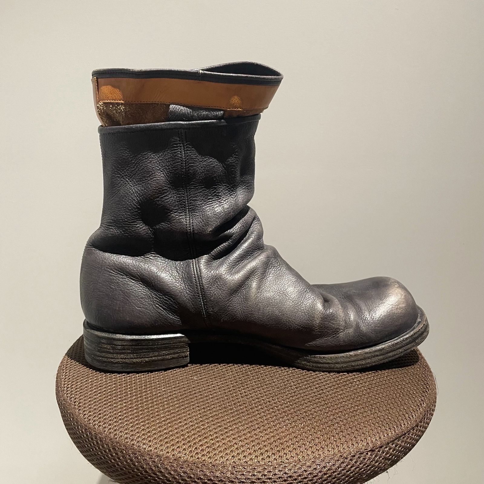 ミハラヤスヒロ　レイヤードブーツ27.5 MAISON MIHARA YASUHIRO メゾンミハラヤスヒロ レイヤードブーツ