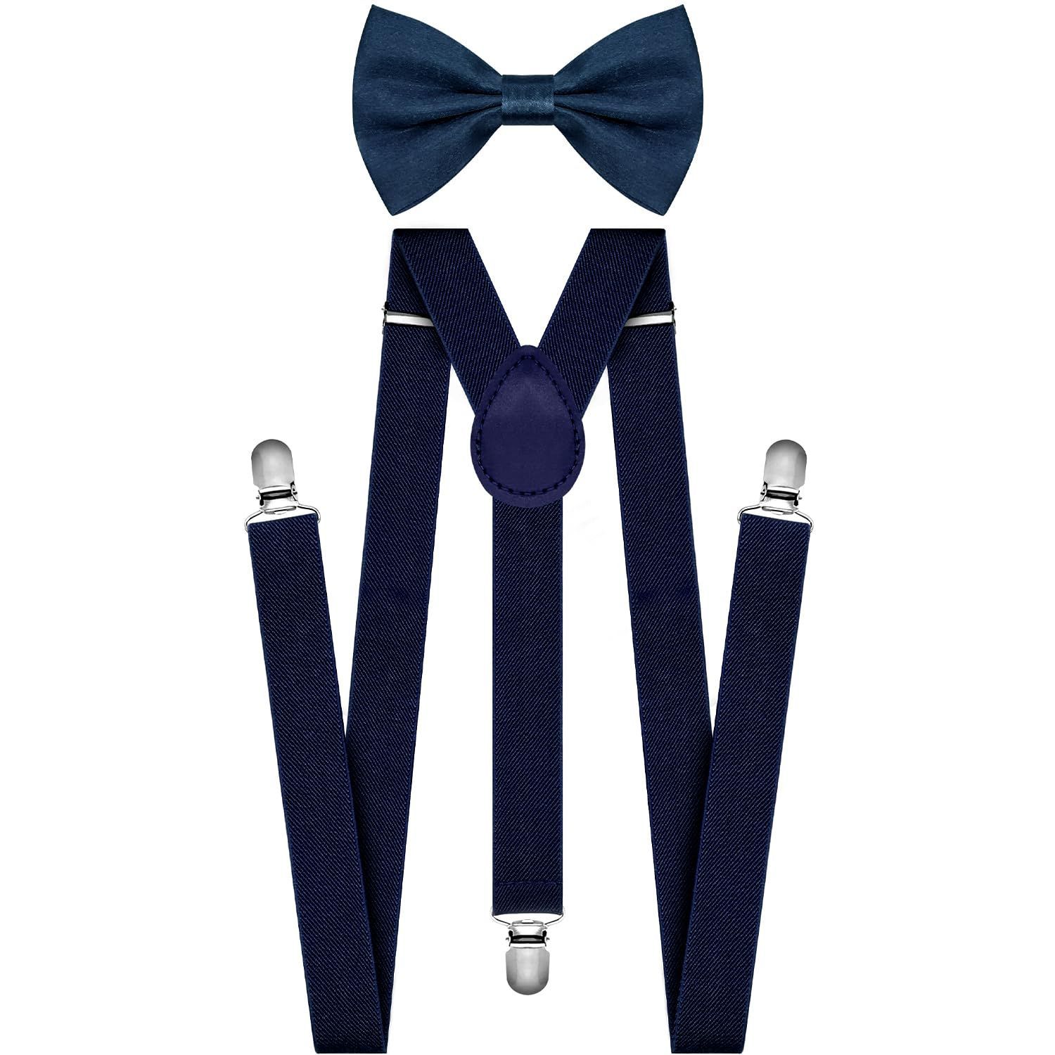 シンプル 易く調整 カジュアル y字 男女兼用 2.5 cm キッズ レディース 結婚式 メンズ 2点セット ボウタイ プレゼント サスペンダー QCWQMYL
