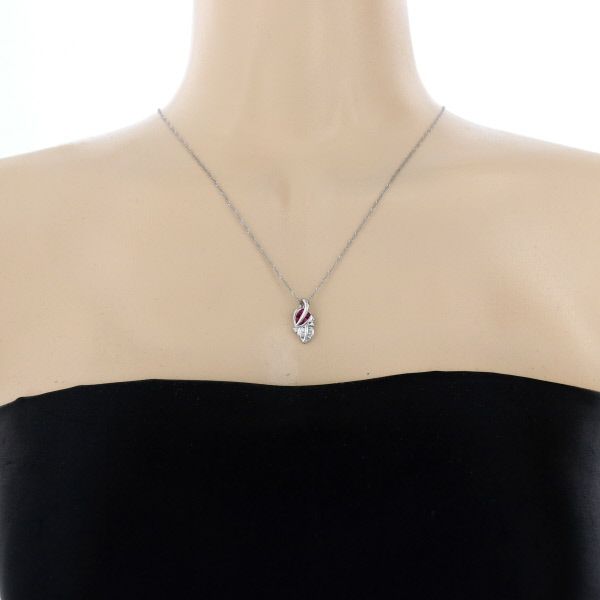 ルビー　ダイヤ　ネックレス Pt900 Pt850 Pt850/Pt900 ルビー ダイヤ ネックレス 1.07ct 」の参考買取価格
