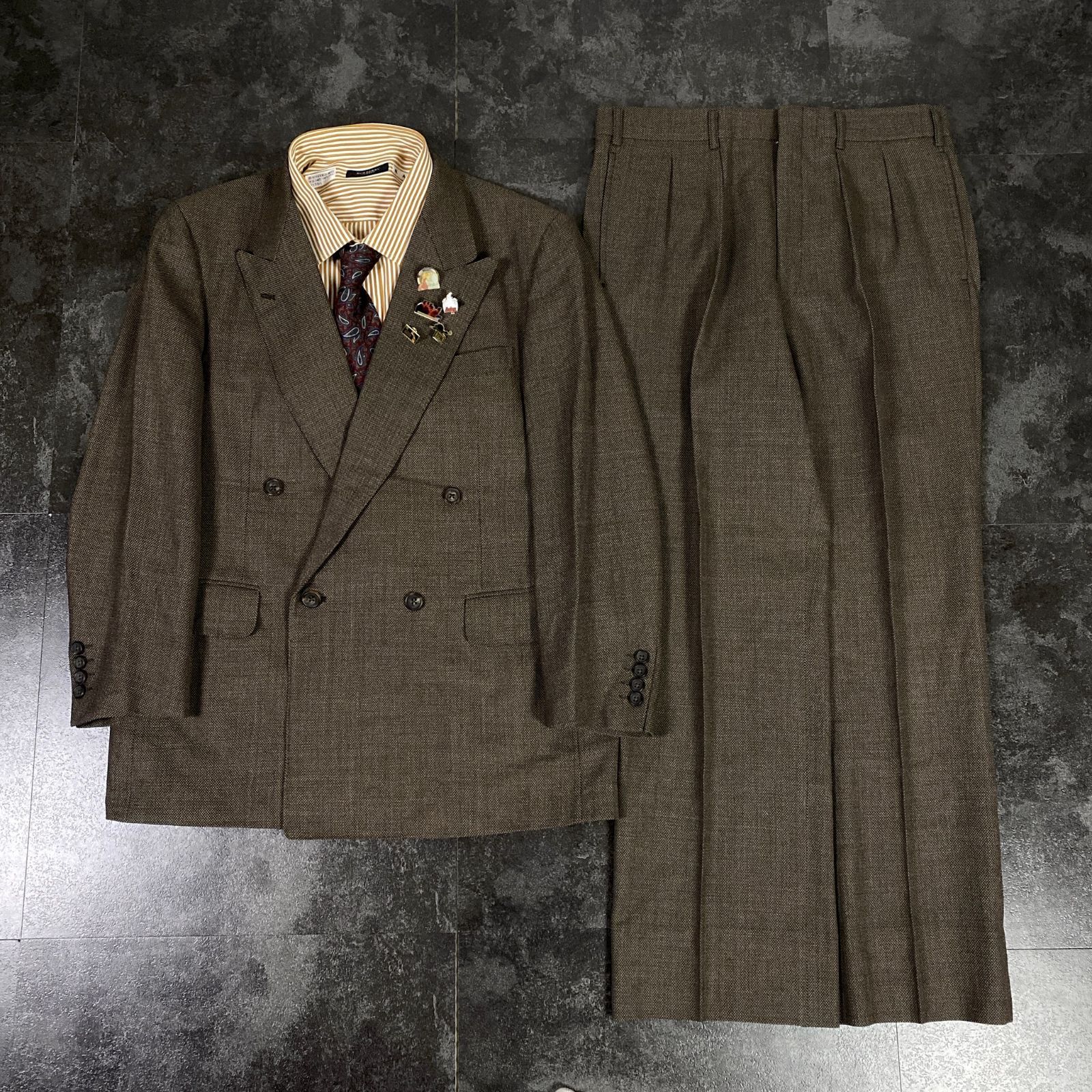 Burberry】バーバリーダブルスーツ セットアップ 【公式通販】