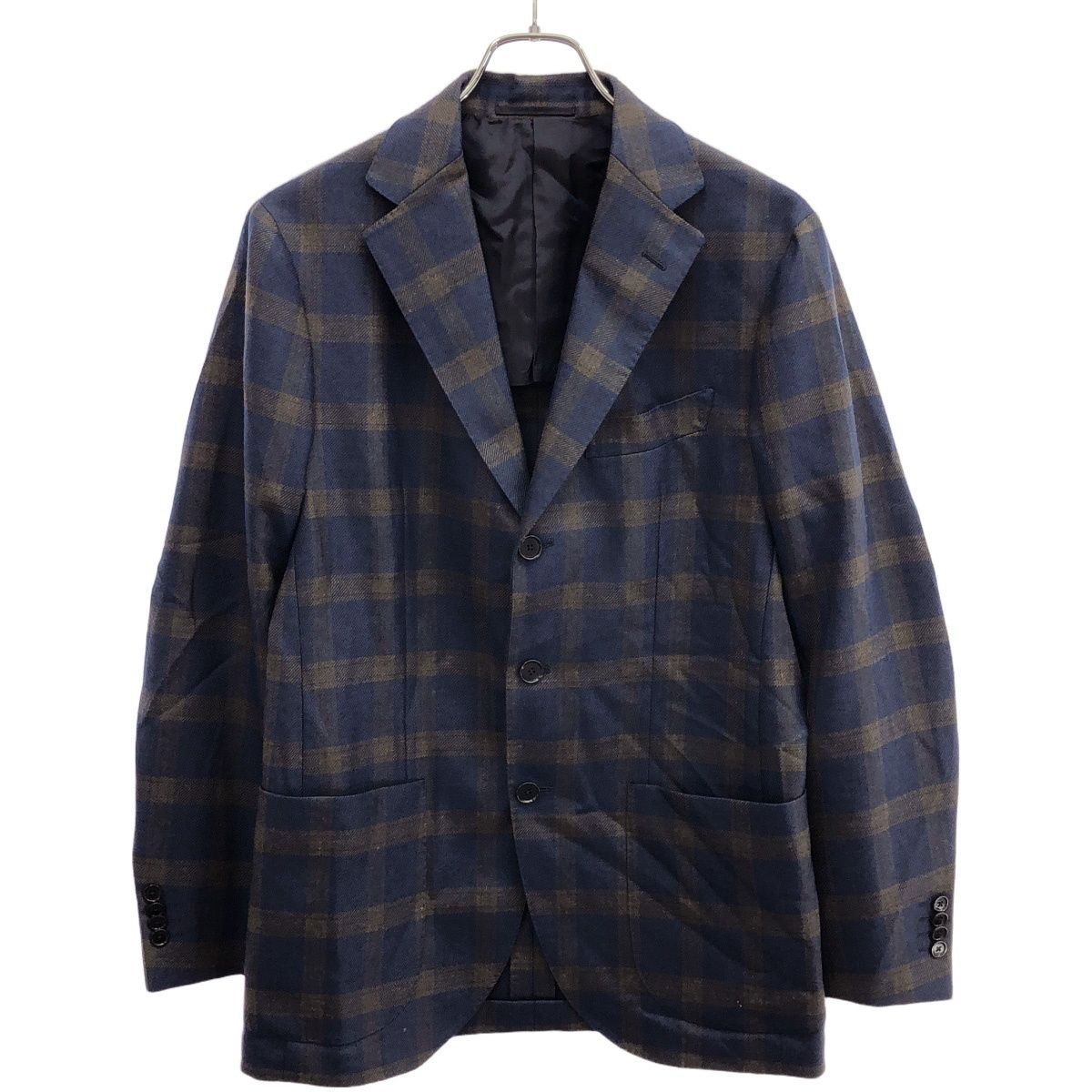 UNITED ARROWS ユナイテッドアローズ チェック柄ウールテーラード 