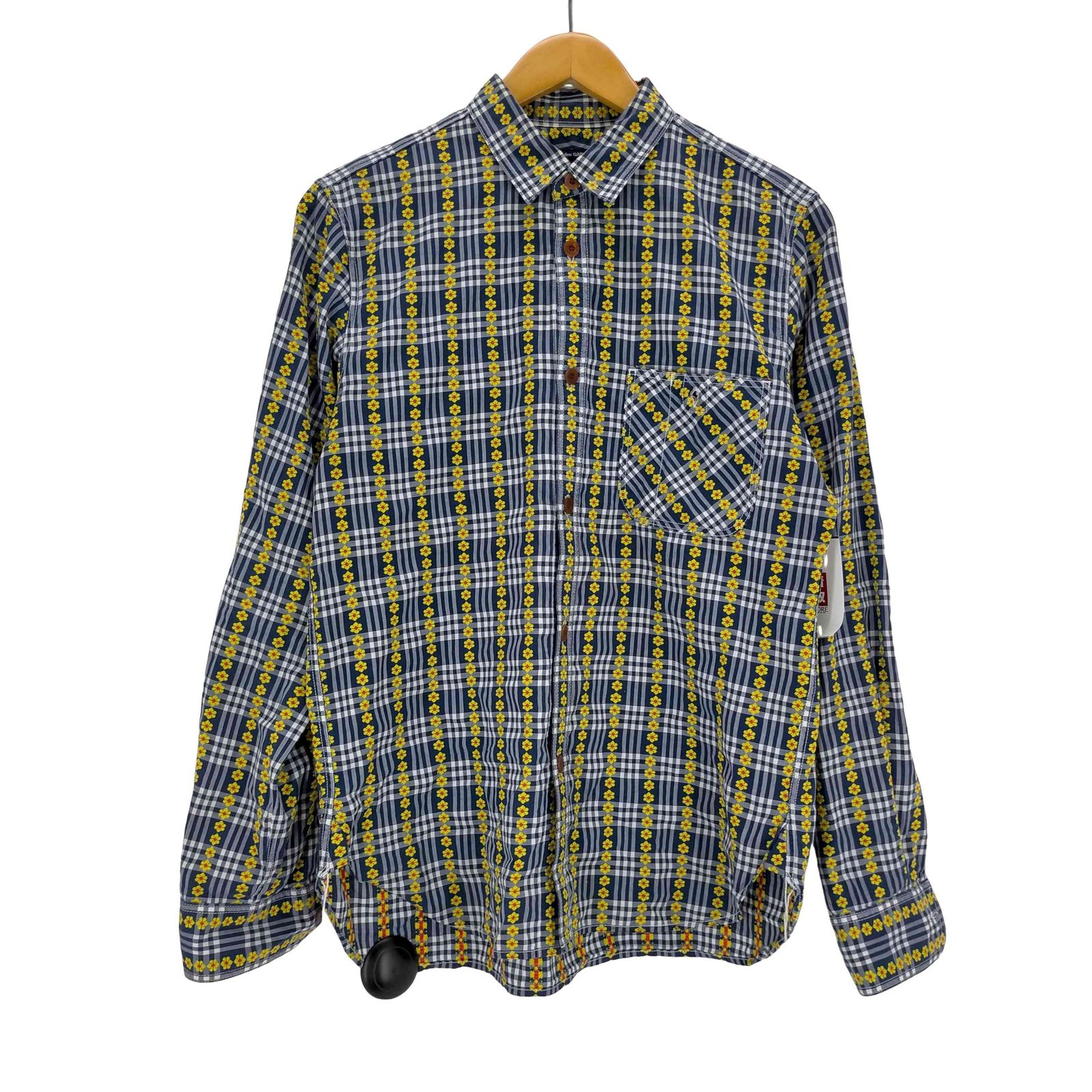 コムデギャルソンオム COMME des GARCONS HOMME フラワープリントシャツ メンズ JPN M