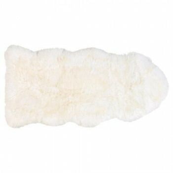 ムートンフリース M-511-F 約60×130cm WH 240619337