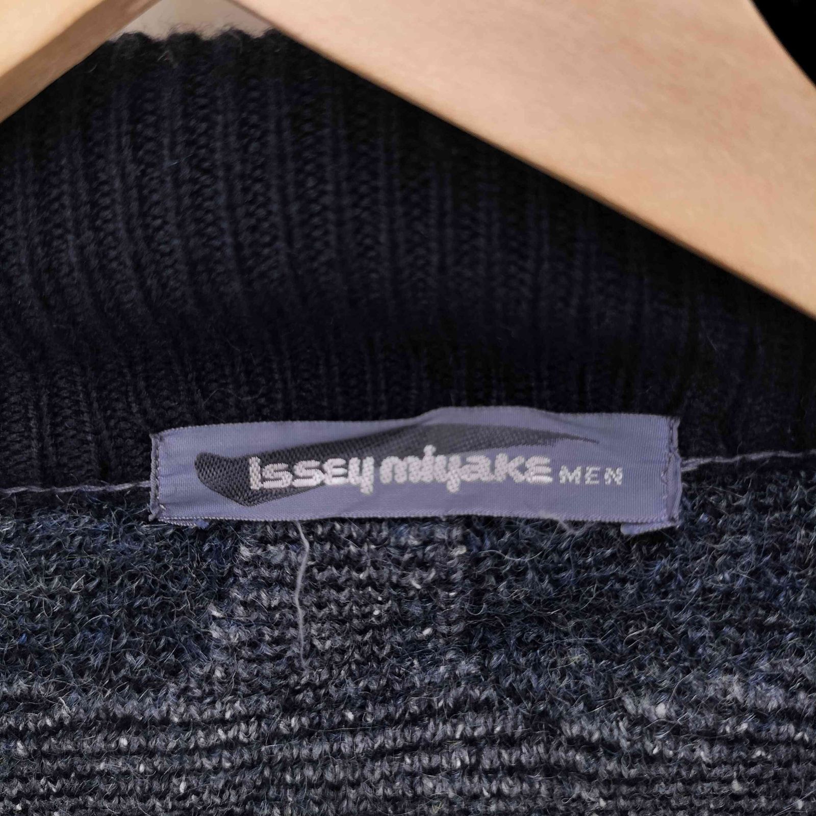 イッセイミヤケメン ISSEY MIYAKE MEN 80S 筆タグ シルク混 総柄