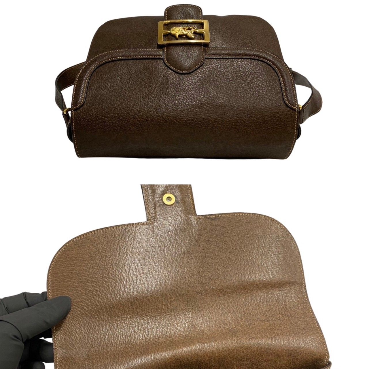 極 美品 CELINE セリーヌ ヴィンテージ 馬車金具 ホースキャリッジ 