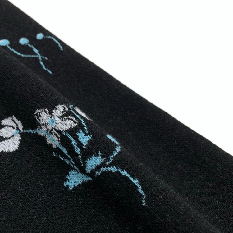 mame kurogouchi flower knit onepiece 1