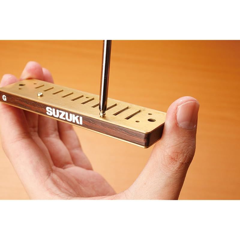 SUZUKI スズキ 10穴ハーモニカ PURE HARP MR-550 A♭調 0