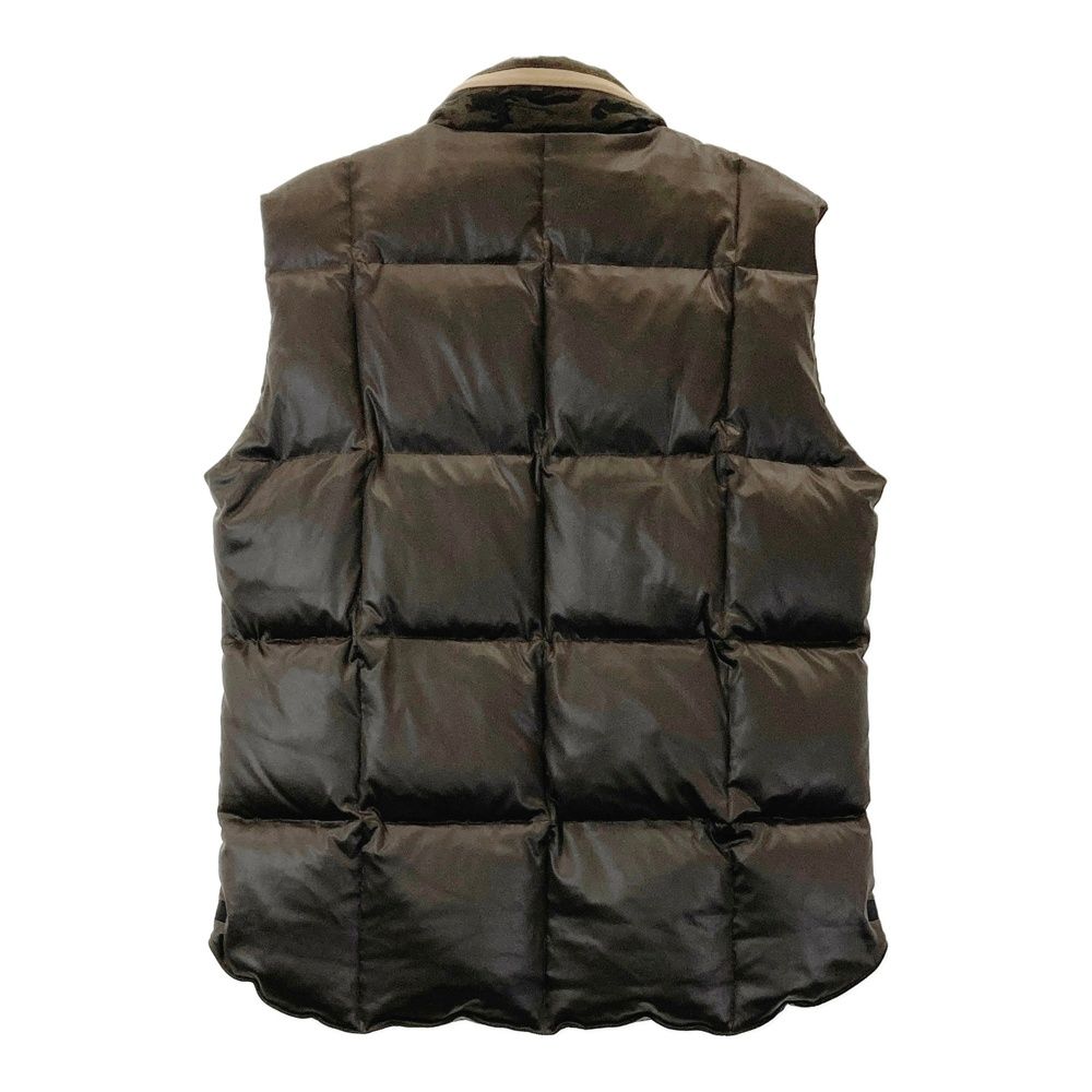 サイズ 4 DANCE WITH DRAGON ダンスウィズドラゴン 異素材切替 2WAY ダウンベスト ブラウン系 240101390352 ゴルフウェア メンズ ストスト