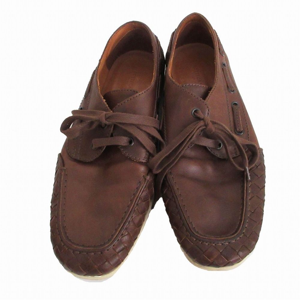 BOOTTEGA VENETA ボッテガヴェネタ イントレチャート デッキシューズ