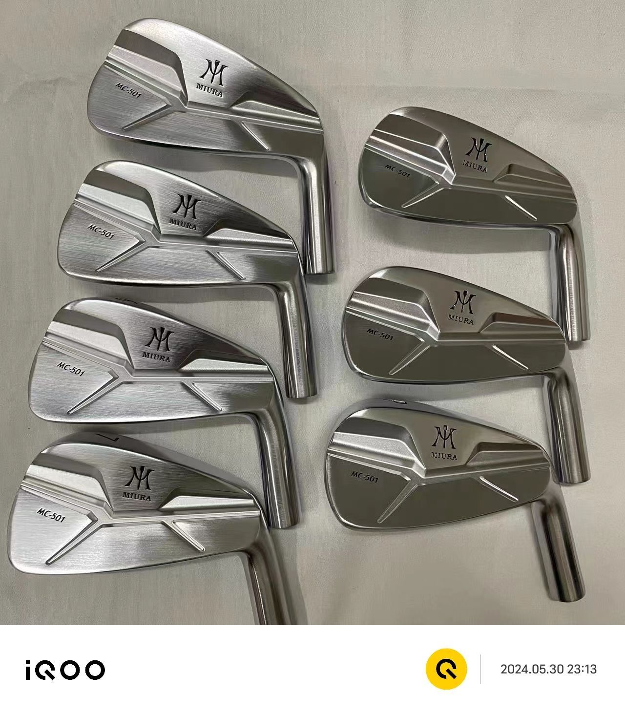 Miura 三浦技研 MC-501 アイアンヘッド 7個セット 4〜 PW