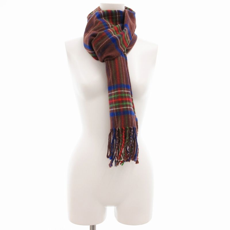 Vivienne Westwood チェック柄ストール Vivienne Westwood - 美品 ヴィヴィアンウエストウッド チェック