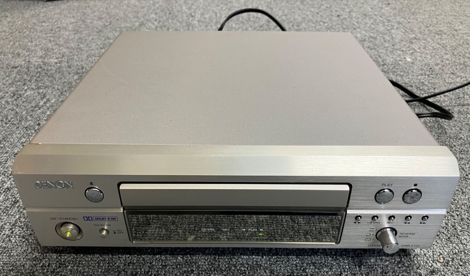 T003 DENON デノン DRR-F101-S ステレオカセットテープデッキ