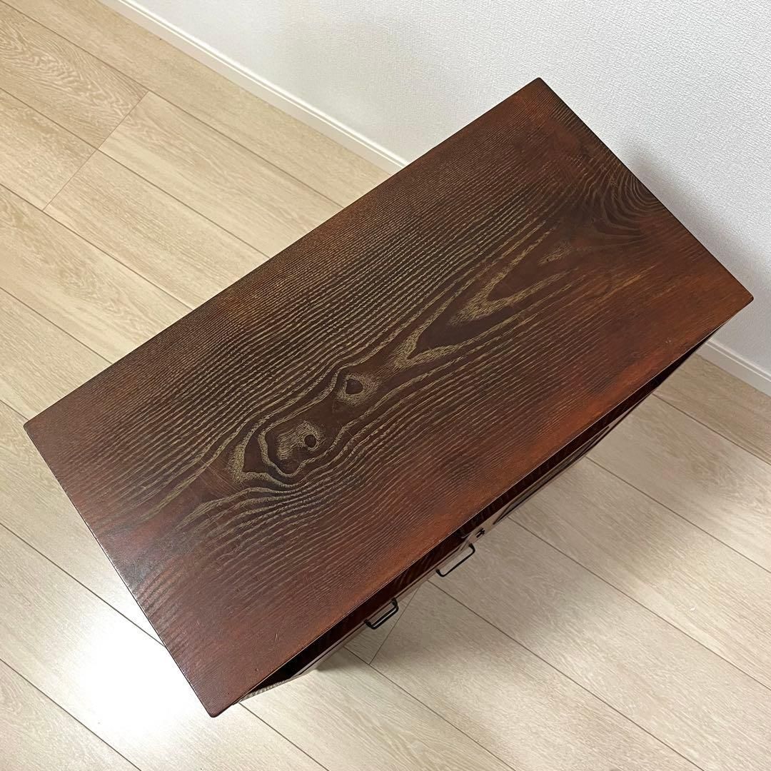 そ76)ヴィンテージ 茶箪 笥飾り棚 茶箪笥 タンス たんす 茶道具 そ76