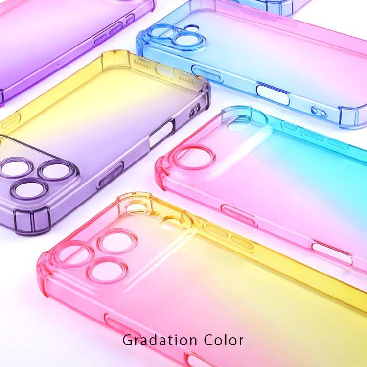 iPhone17 ケース グラデーション 耐衝撃 ソフト ケース 【Color