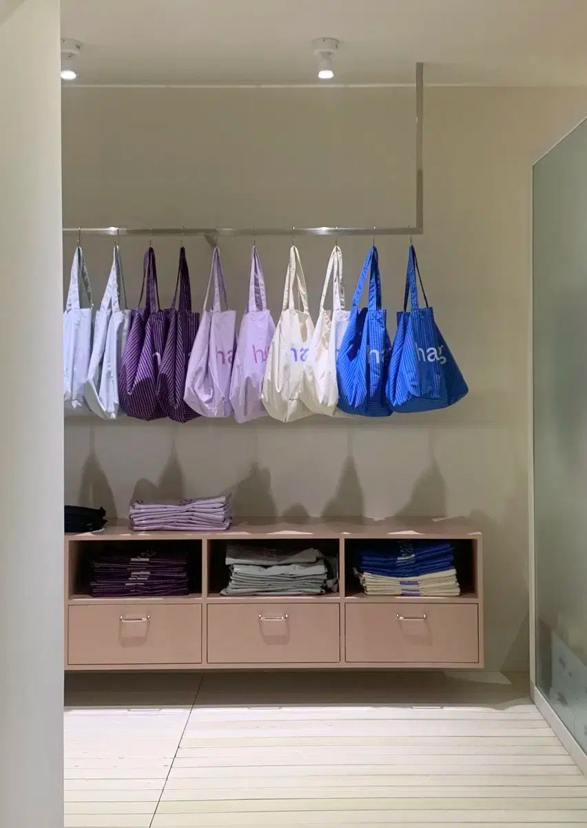 HAAG ヘイグ ロゴ エコバッグ (グレー) - メルカリ