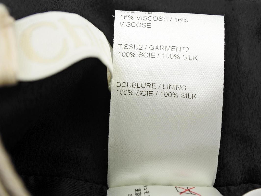 Chloe クロエ シルク100% スカート size34/黒 □□ レディース