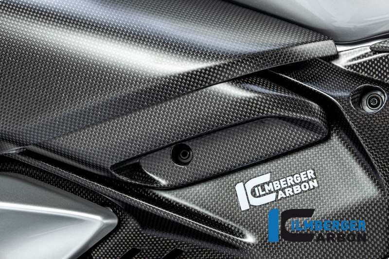 Ilmberger Left air tube outlet Ducati Diavel V4 from 2023 matte | AKL.109.DI23M.K