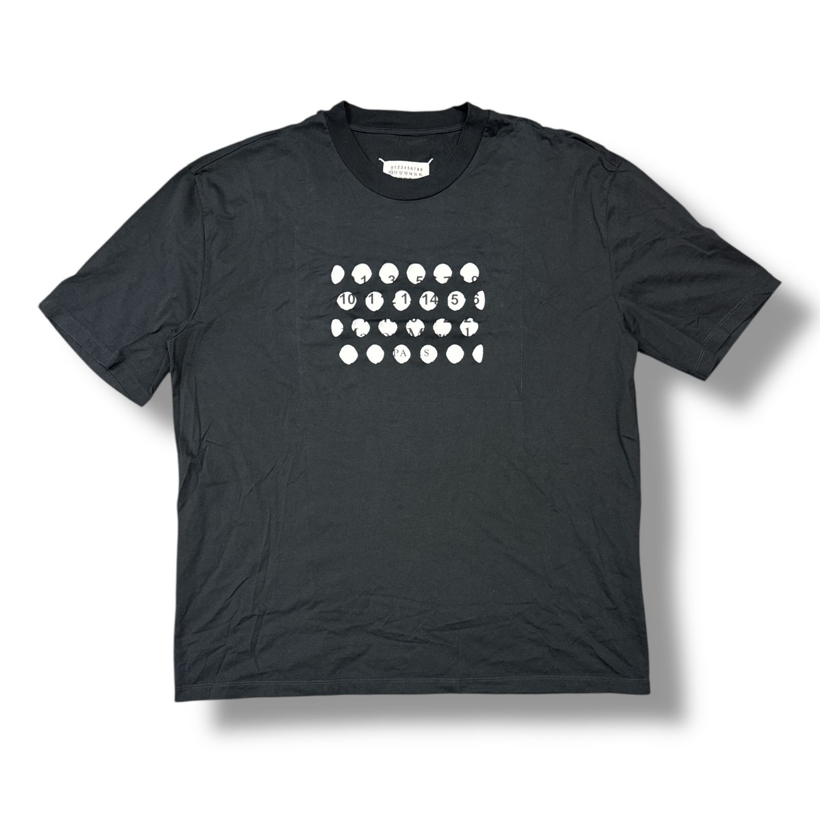 国内正規 Maison Margiera 20AW パンチホールカレンダーロゴオーバー