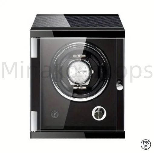 時計収納ケース 自動巻き上げ機 腕時計ケース ウォッチワインダー ワインディングマシーン 1本巻き 1本用 ウォッチケース USB