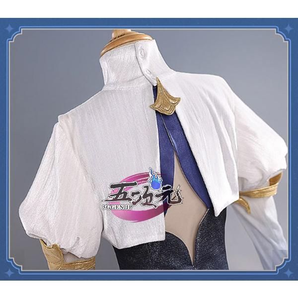 三分妄想 原神 コスプレ 水神 フォカロルス 神Ver 衣装 ※ウィッグ 追加