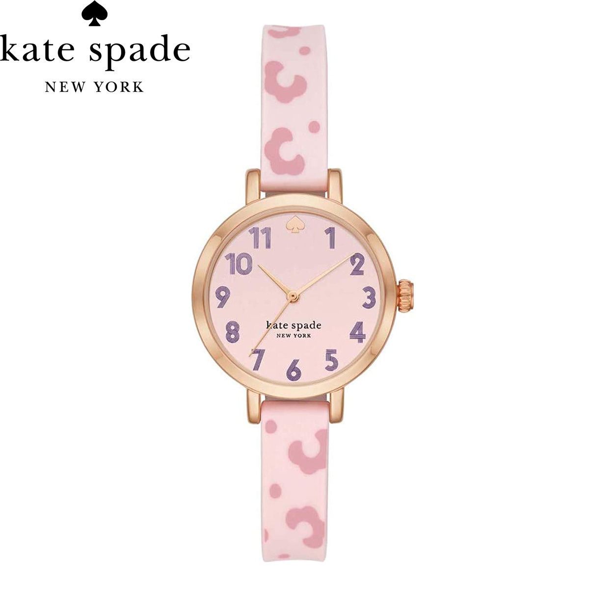 ケイトスペード 時計 KATE SPADE レディース 腕時計 METRO KSW1649 女性 アナログ ニュアンスカラー くすみカラー ローズゴールド ラバーベルト