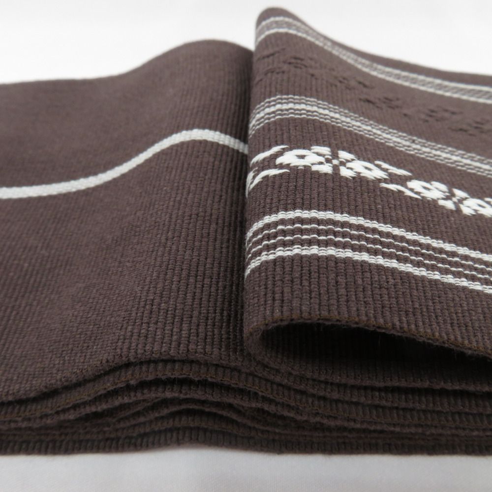 角帯 綿100％ 綿角帯 日本製 献上柄 こげ茶色×白 こげ茶 紳士 男性用 定番 浴衣帯 メンズ 男帯 着物 和装  長さ400cm 新品