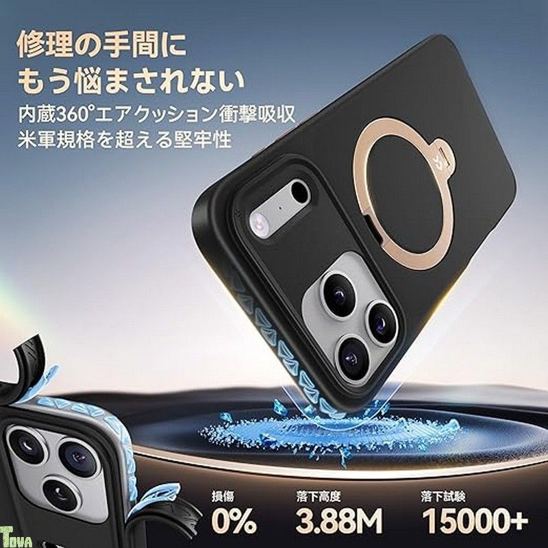 360°全方向耐衝撃 横縦両立