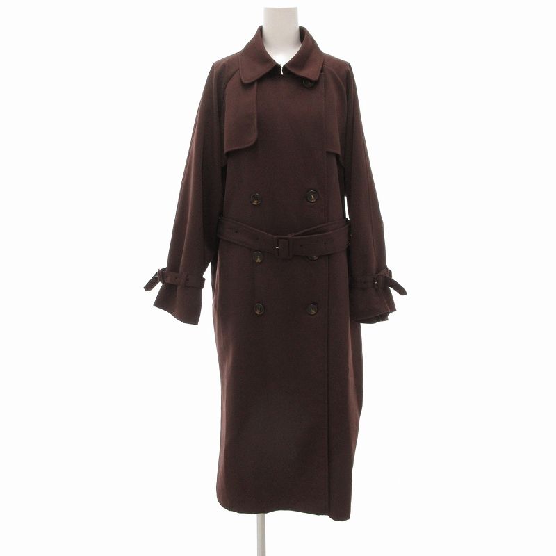 ⭐️希少⭐️ナノユニバース レザートレンチコート Mサイズ BARK TANNAGE Amazon.co.jp: [ナノ・ユニバース] オーバーサイズ トレンチ