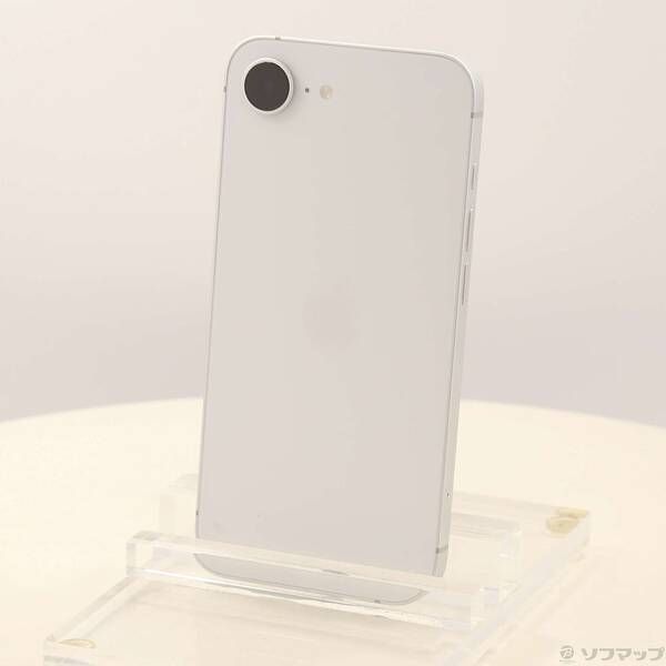 在庫処分セール 128GB iPhone16e 中古品〕 ホワイト SIMフリー【349 MD1R4J／A スマートフォン本体