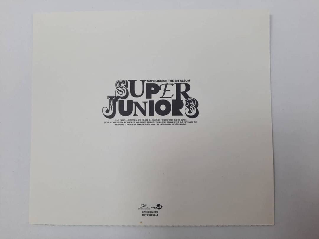 SUPER JUNIOR sorry sorry 台湾盤 公式 ジャケカ - メルカリ