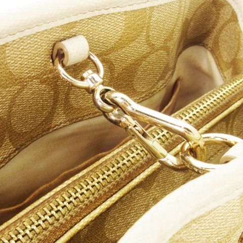 コーチ COACH シグネチャー ミニベネットサッチェル ショルダー付き 