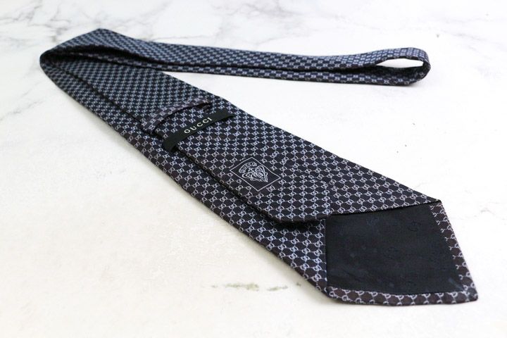 ネクタイ ブランド グッチ 緑 クレスト紋章 高級シルク イタリア製/GUCCI グッチ ブランド ネクタイ クレスト紋章 GG柄 ストライプ柄