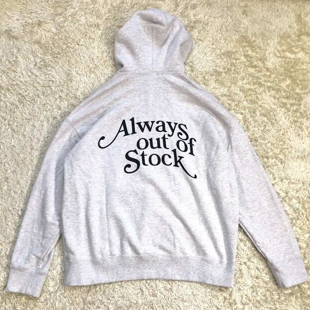 極美品】オールウェイズアウトオブストック パーカー PLAY LOGO S