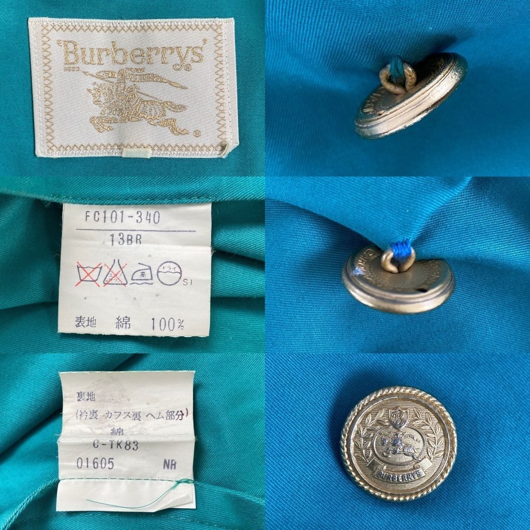 バーバリーズ セットアップ ノバチェック 金ボタン 白タグ Burberrys