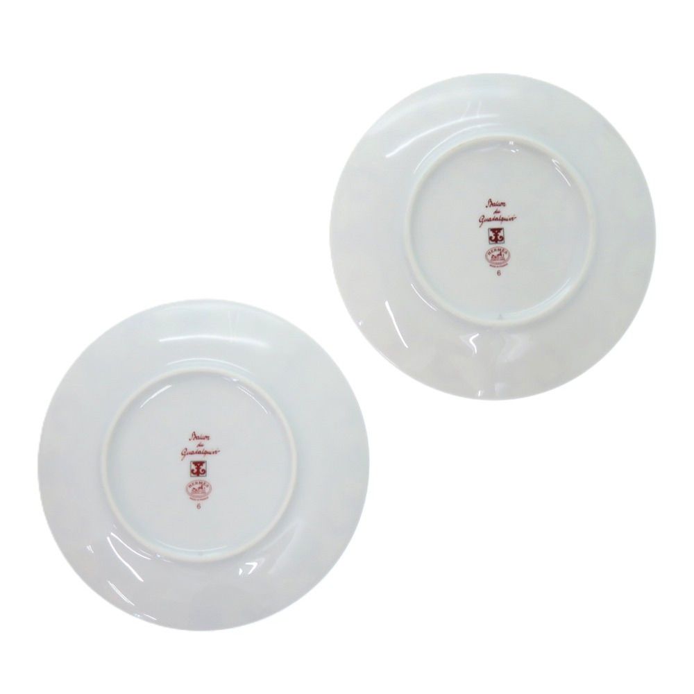 未使用品 エルメス 2点セット ガダルキヴィール No6 レッド 17cm