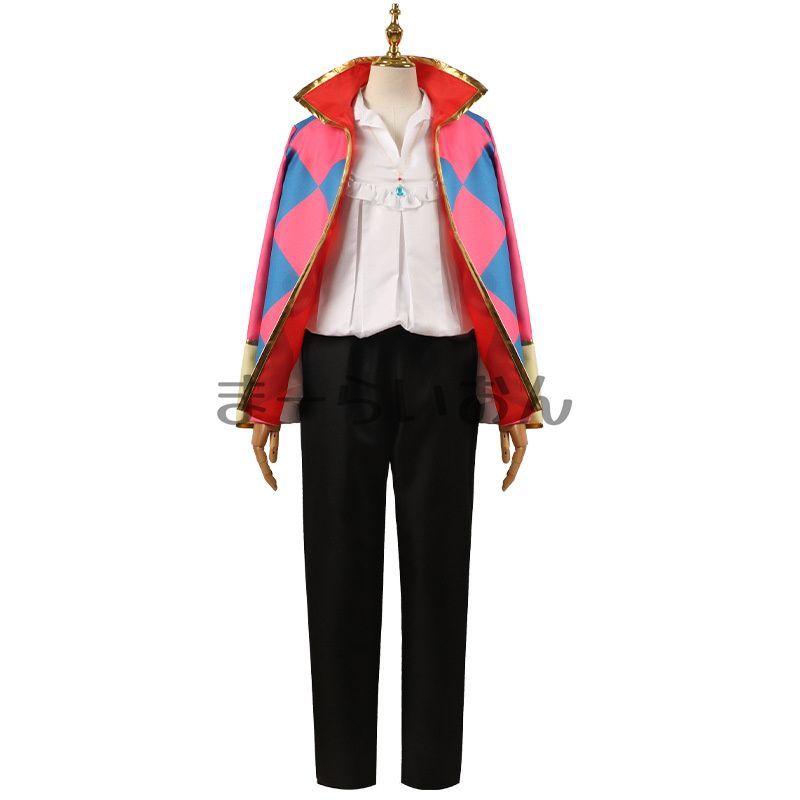 三分妄想 ハウルの動く城 ハウル コスプレ衣装※ ウィッグ追加可 三分