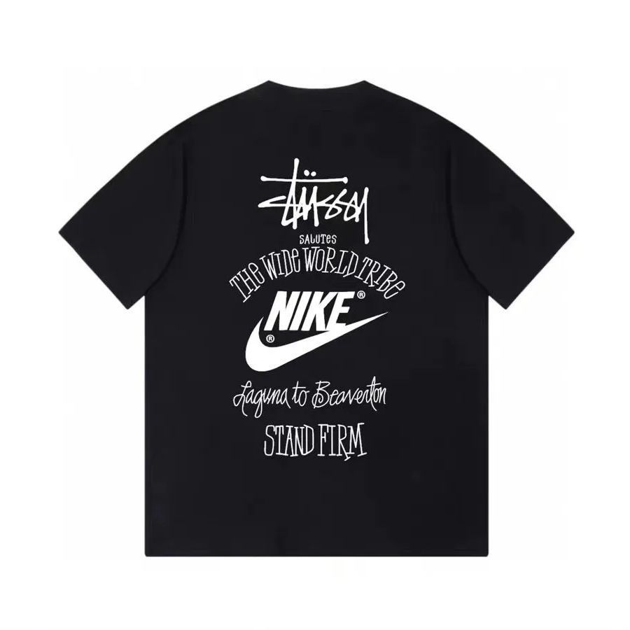 新品 特価値 Nike x stussy ステューシー ダイス Tシャツ ブラック　男女兼用