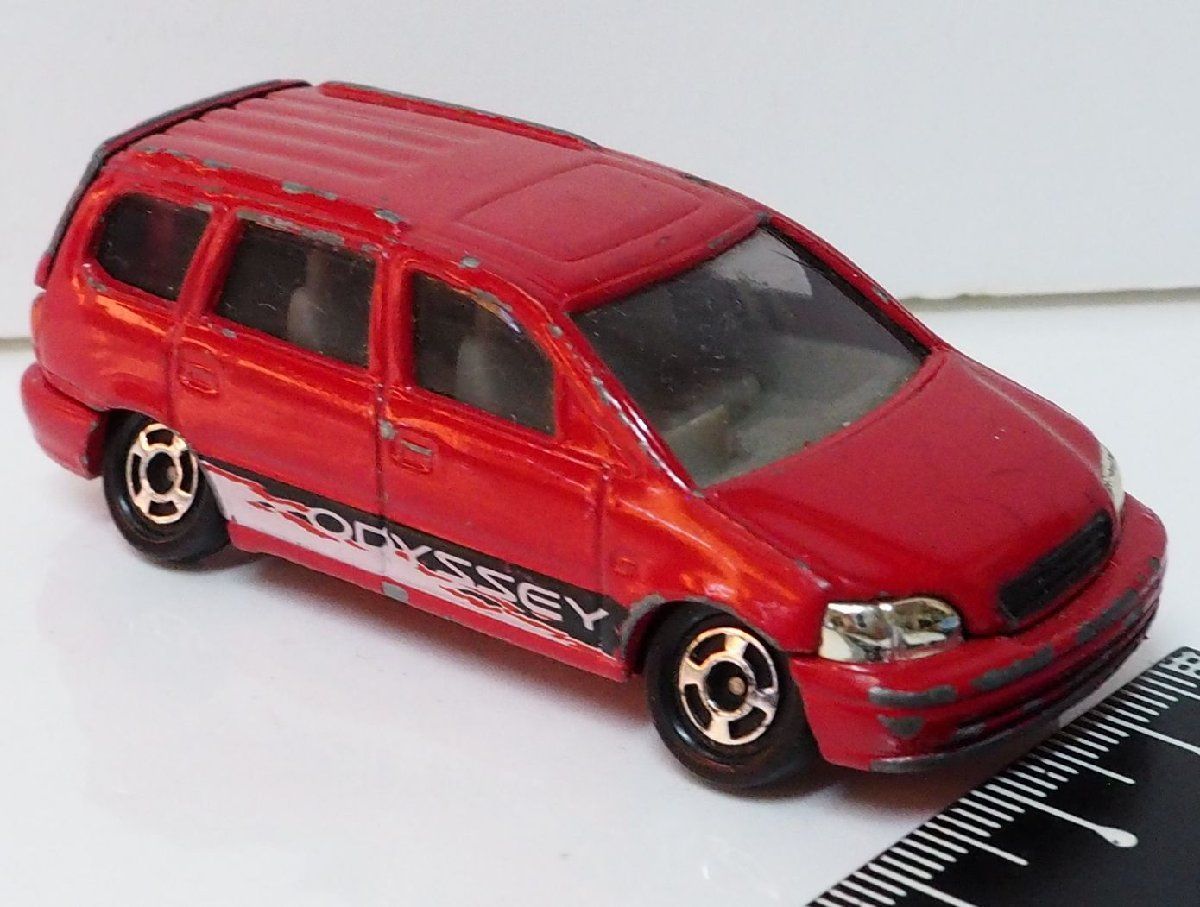 トミカ No.46【ホンダ オデッセイ HONDA ODYSSEY 赤レッド】1/66ミニカー■本田【中古】送料込