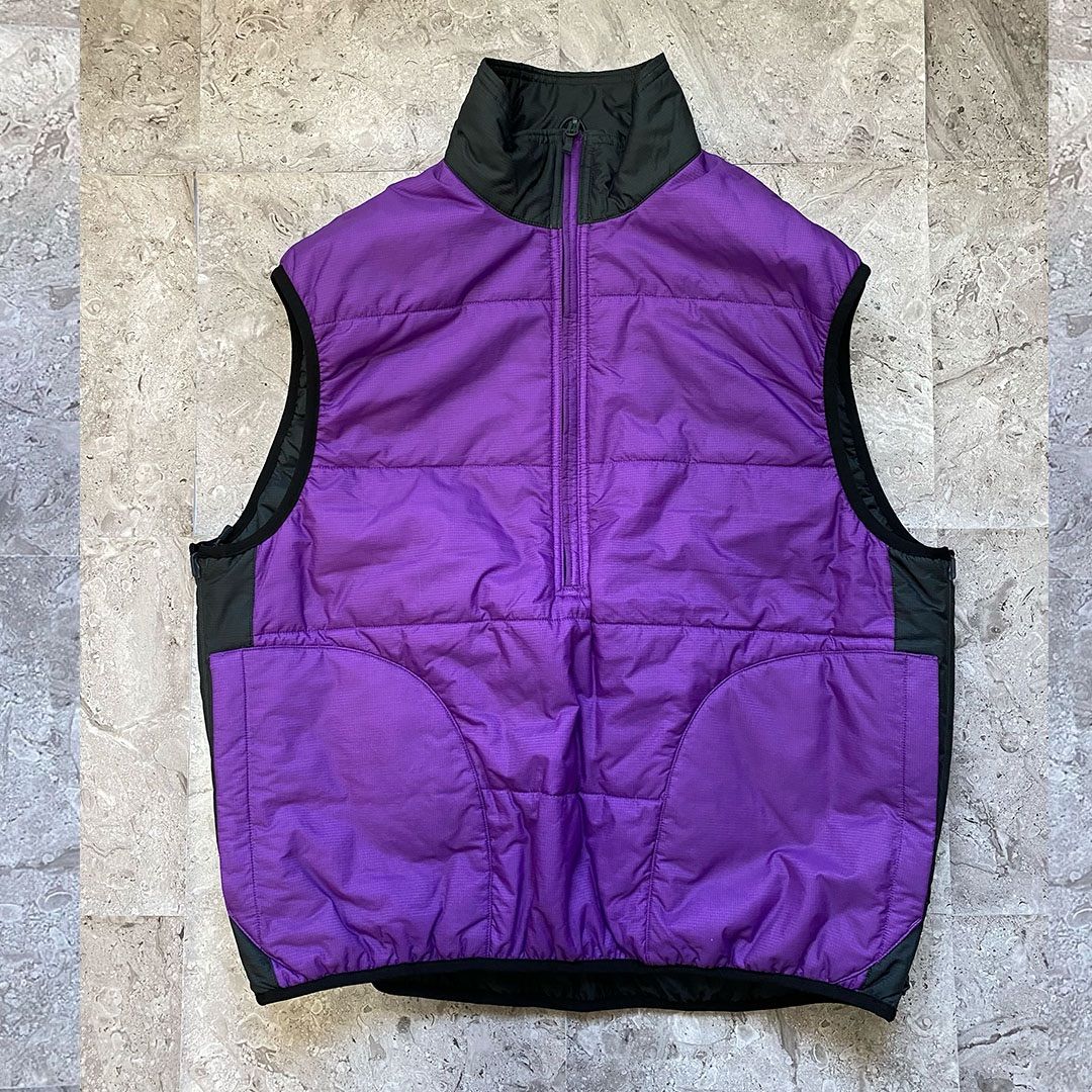 DAIWA PIER39 TECH REVERSIBLE PULLOVER PUFF VEST ダイワピア39 M黒紫 テック リバーシブル  プルオーバー パフ ベスト BJ-21022W - メルカリ