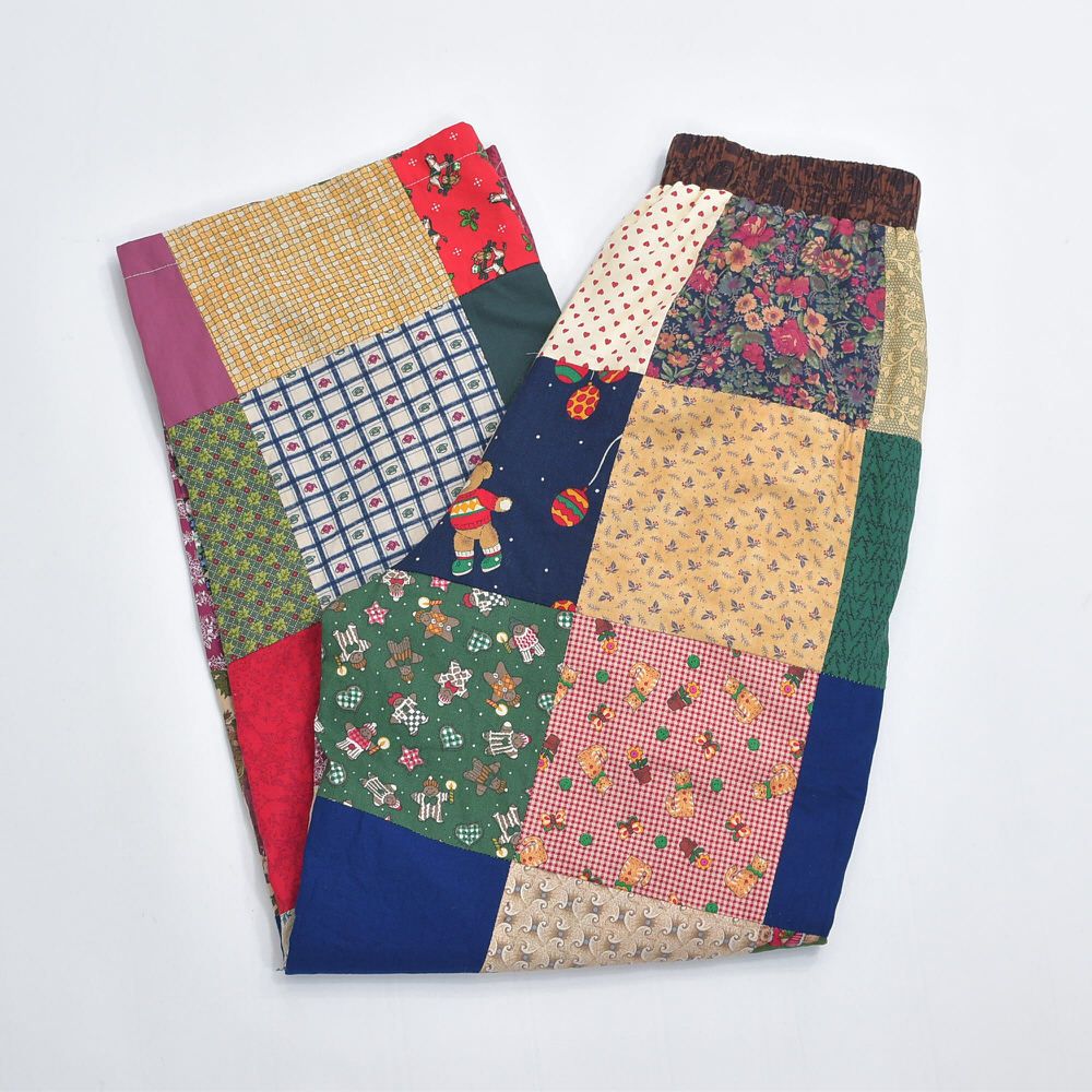 Remake リメイク ハンドメイド テキスタイル パッチワーク キルト  