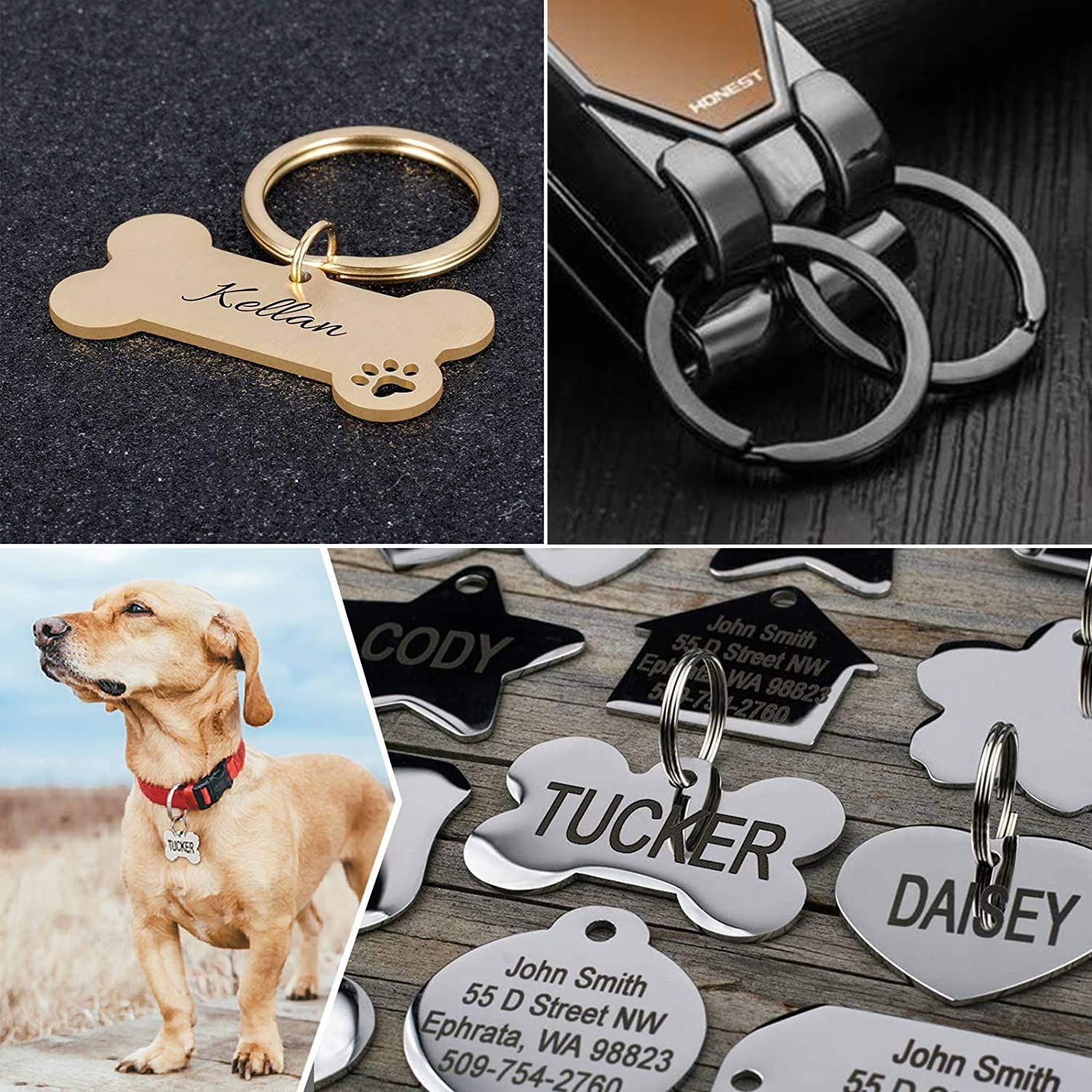 新品 紛失防止 脱落防止 キーホルダーリング金具 キーリング 丸