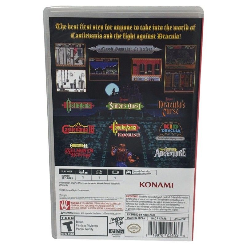 Nintendo 任天堂 スイッチ Castlevania Anniversary Collection