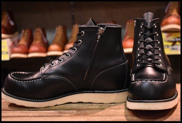 【10.5E 良品 犬タグ復刻 19年 カスタム】レッドウィング 8179 アイリッシュセッター 黒 ブラッククローム ブーツ redwing HOPESMORE【EF224】
