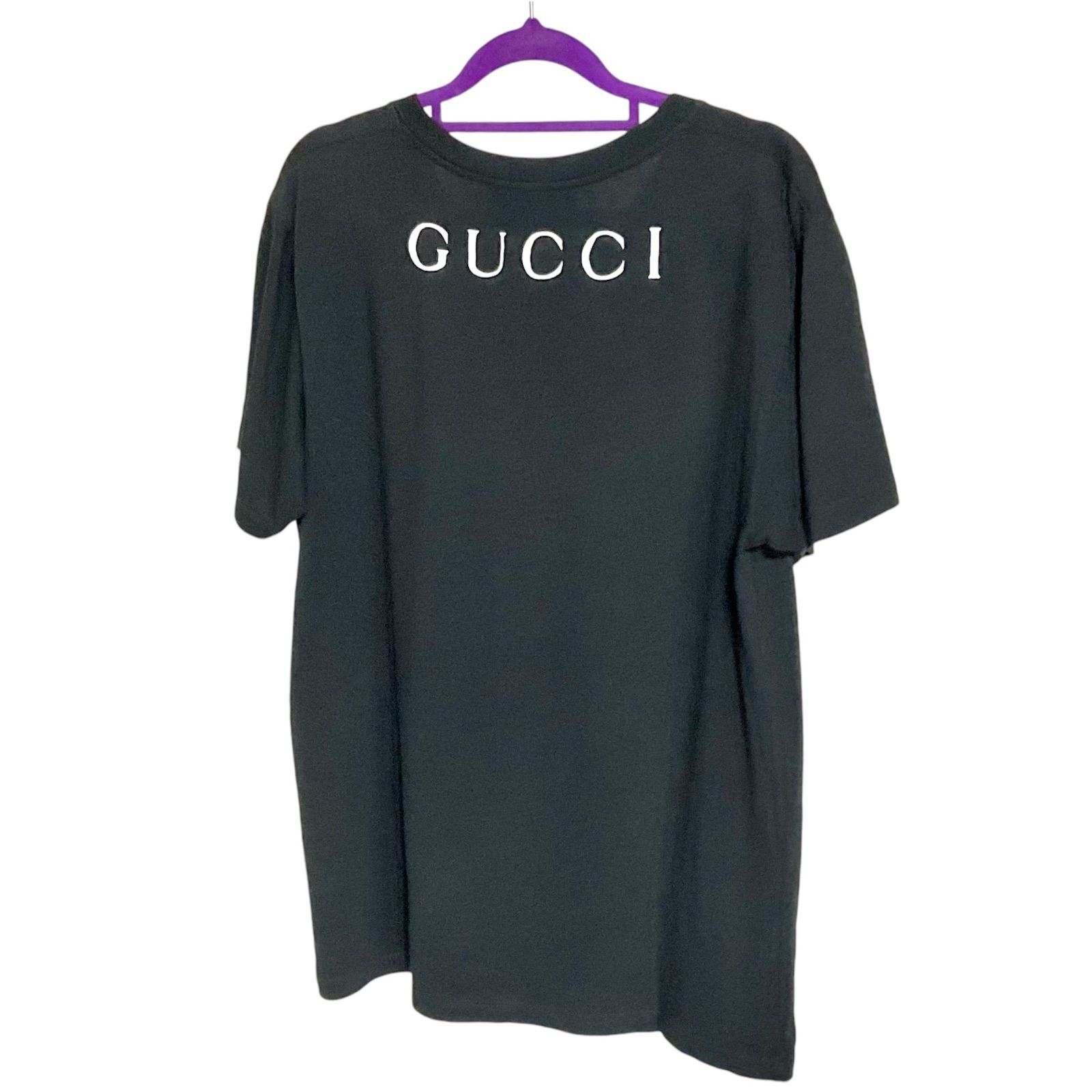 GUCCI グッチ 24SS ロゴプリントアップリケTシャツ M GUCCI グッチ 24SS ロゴプリントアップリケTシャツ M