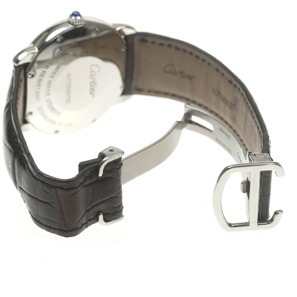 ジ*ダ様 美品 カルティエ ロンドソロ WSRN0021 SS 自動巻 時計 Cartier CARTIER カルティエ ロンドソロ WSRN0021 腕時計 SS×型