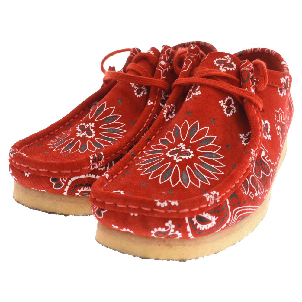 ブーツsupreme Clarks 19SS bandana wallabee