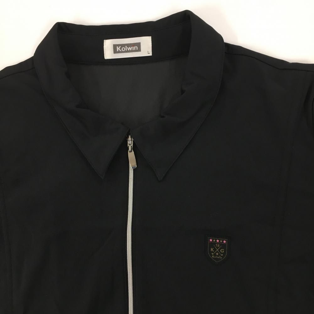 【超美品】コルウィン 半袖ポロワンピース 黒 ハーフジップ レディース L ゴルフウェア Kolwin Kolwinの値段と価格推移は？｜28件の売買データからKolwinの価値がわかる。販売や買取価格の参考にも。