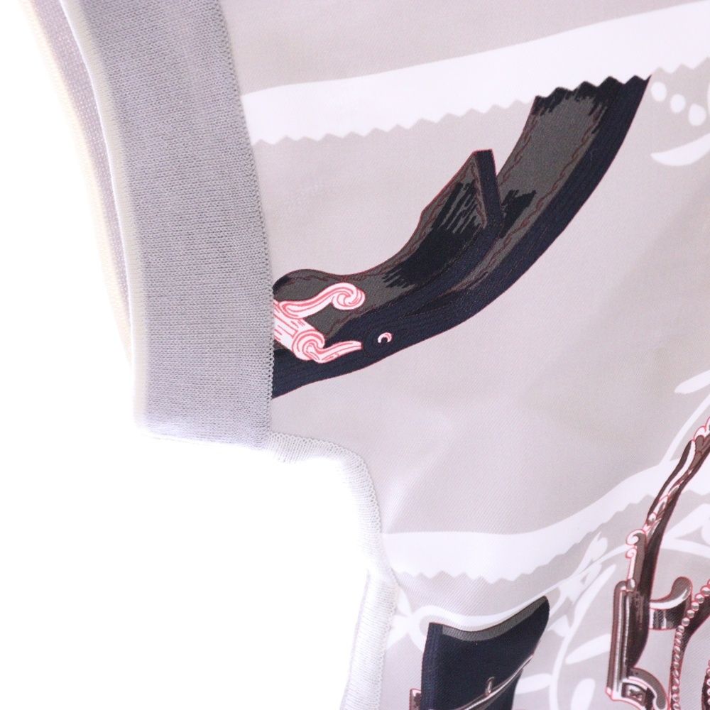 HERMES エルメス 半袖Tシャツ ツイルレーヌ ステッキステッキ